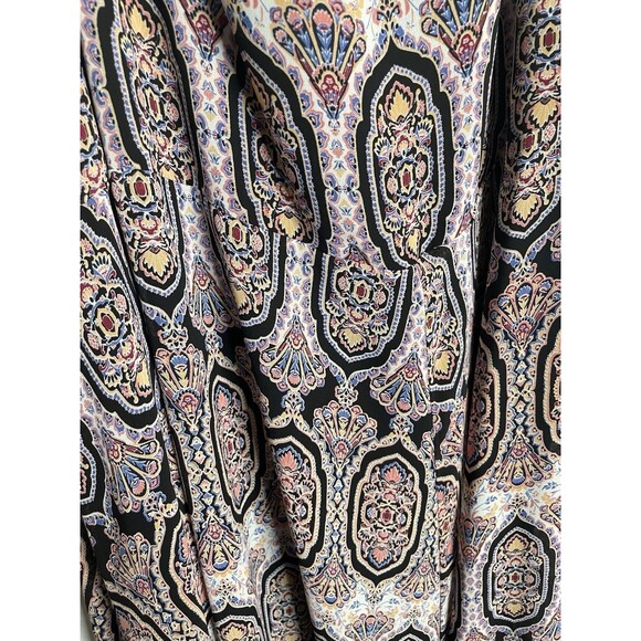 Catherines Womens Plus Midi Asymmetrical Sleeveless Floral Chiffon Dress Size 3X - Picture 6 of 13